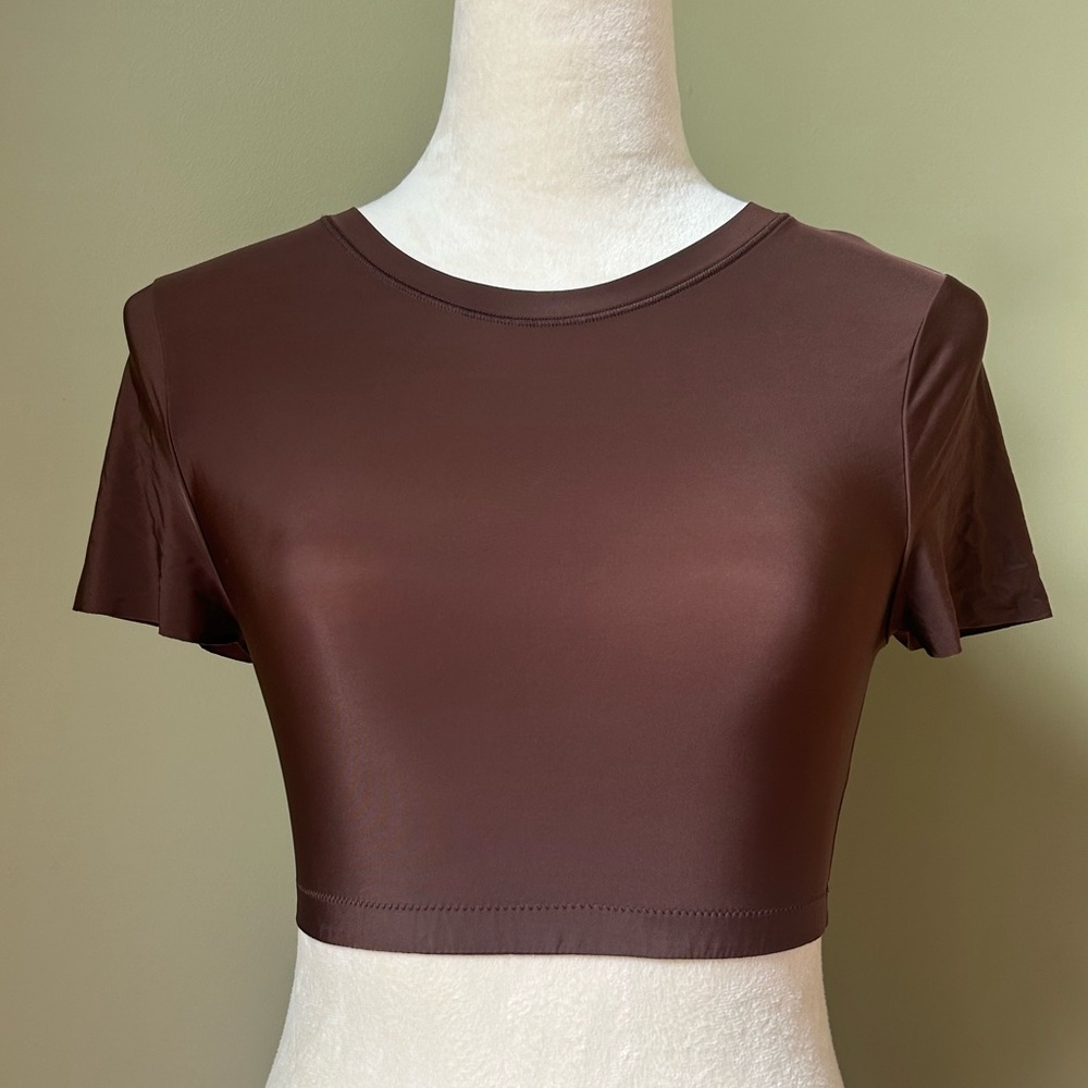 Aerie Brown Crop Top